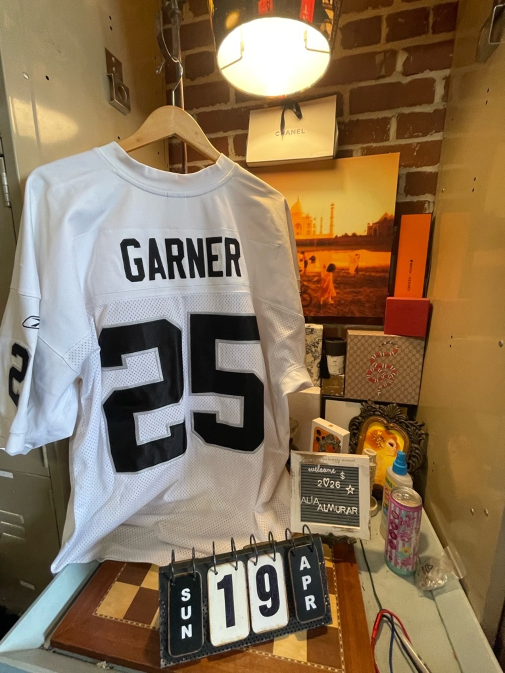 Charlie Garner Autograph Authentic Reebok Jersey Tristar COA Raiders
